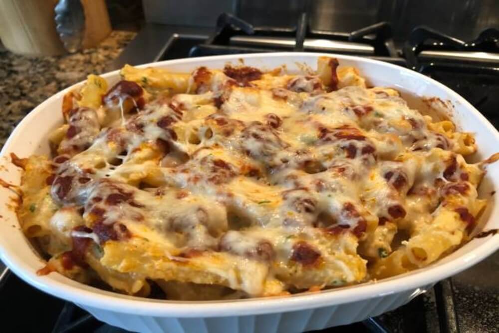 Baked Ziti with Ground Beef and Ricotta Recipe