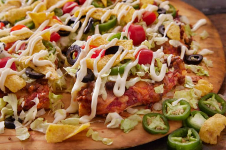 Taco Pizza with Pizza Crust Recipe