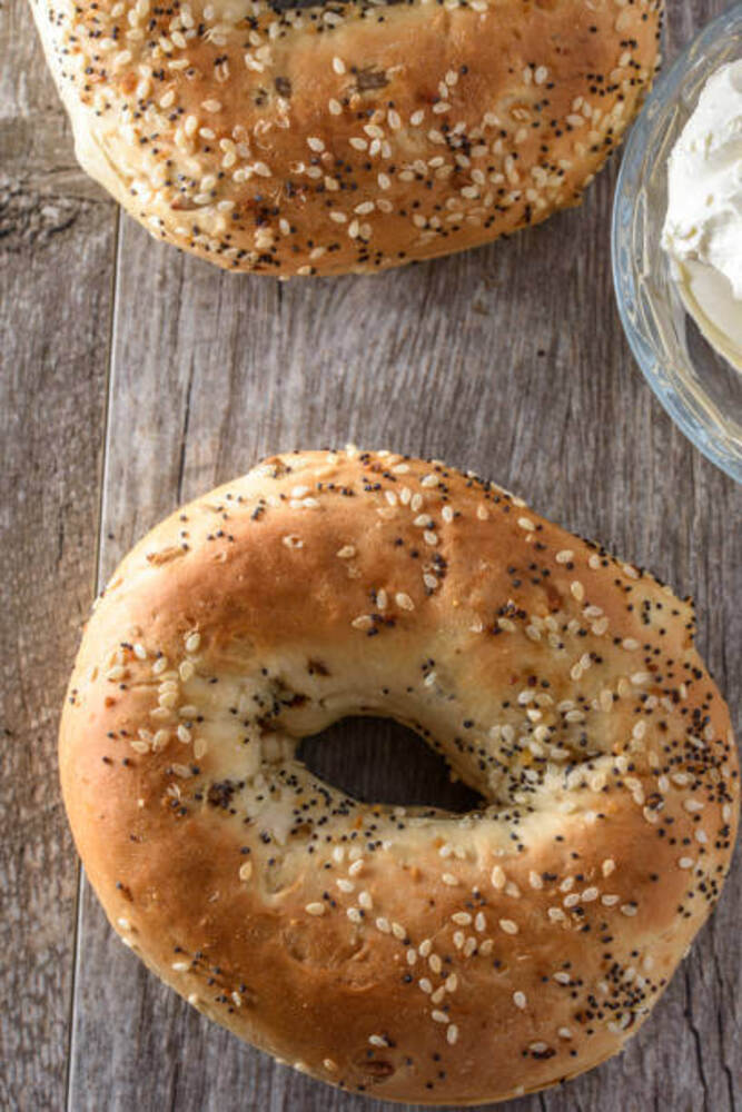 Zaatar Sourdough Bagels Recipe