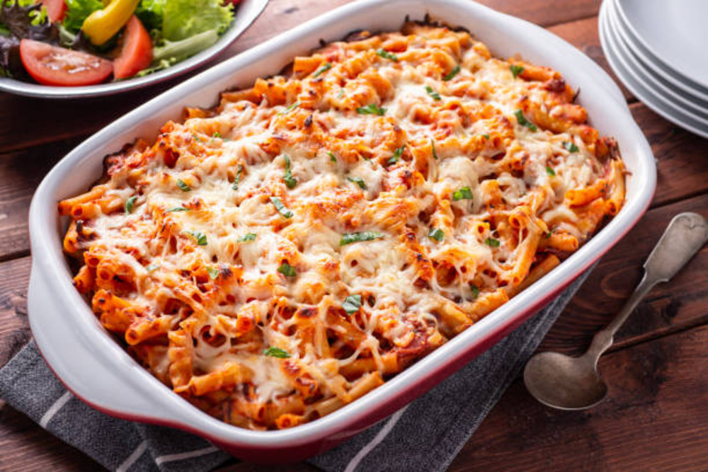 Baked Ziti with Ground Beef and Ricotta Recipe