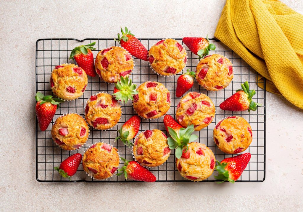 Strawberry Muffins Recipe - DishPulse