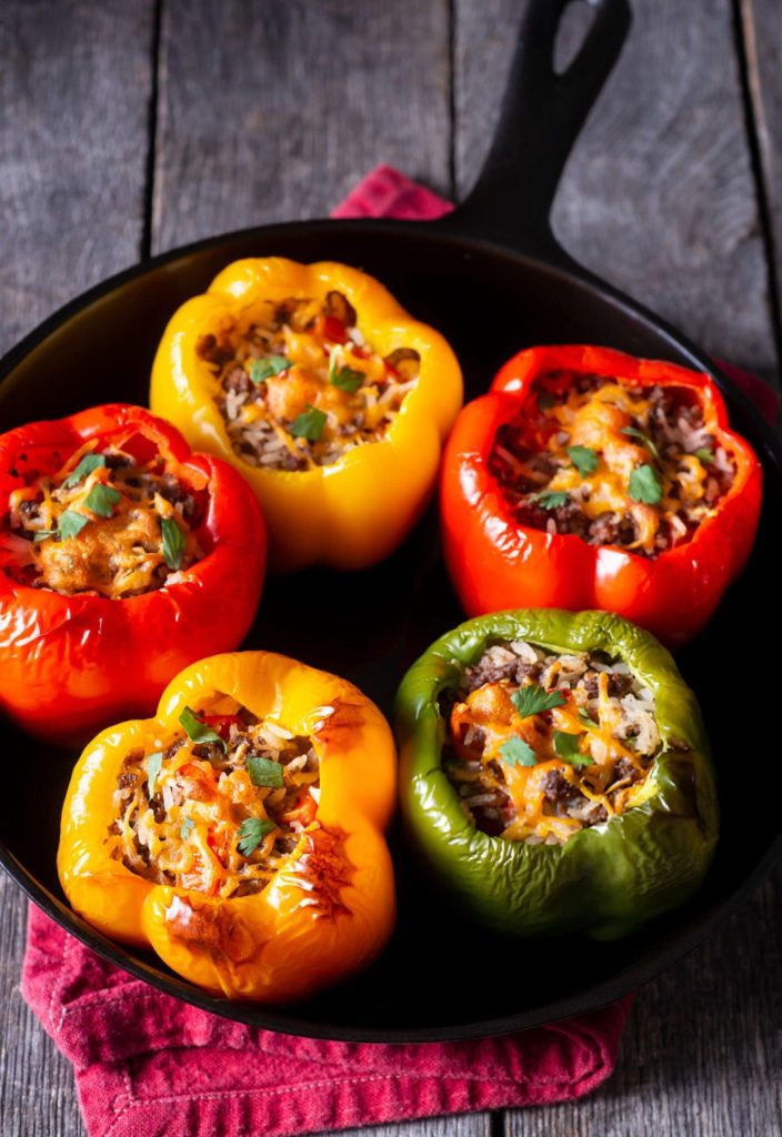 Ground Beef Stuffed Peppers Recipe