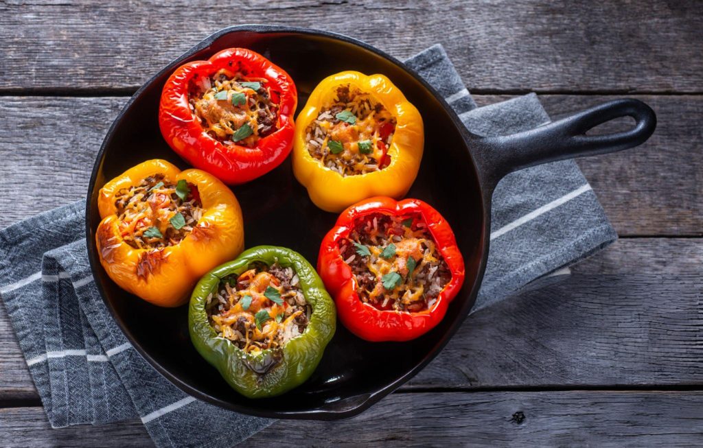 Ground Beef Stuffed Peppers Recipe