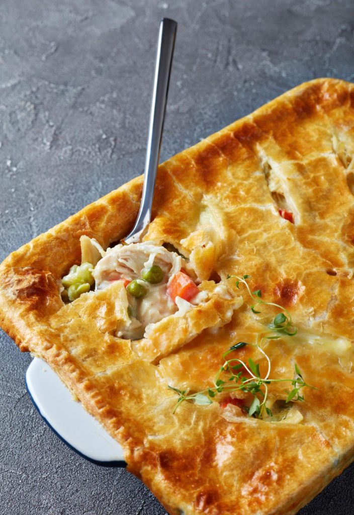 Chicken Pot Pie With Puff Pastry Recipe