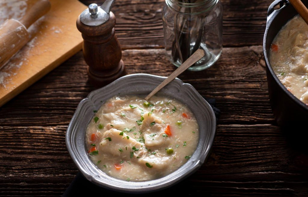 Slow Cooker Chicken Dumplings Recipe