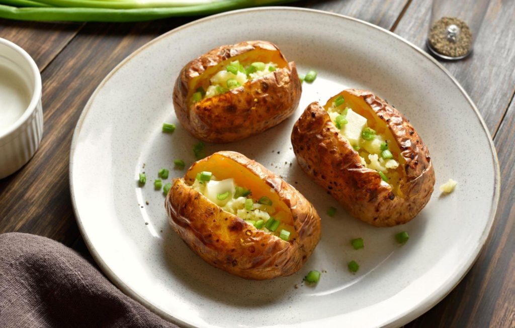 Baked Potatoes On The Grill Recipe