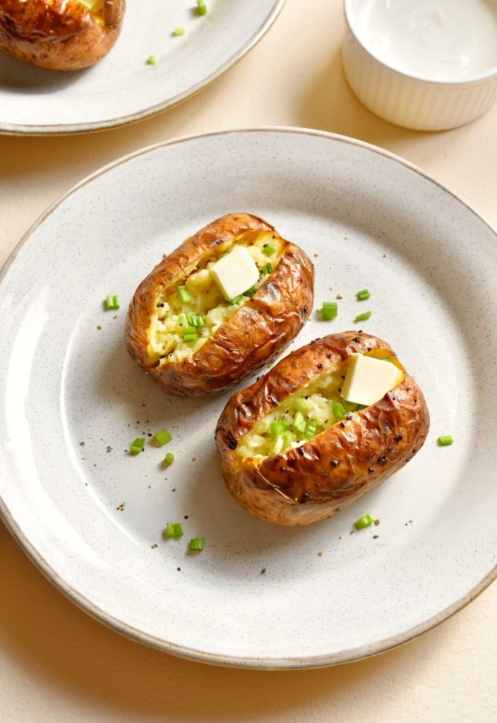 Baked Potatoes On The Grill Recipe