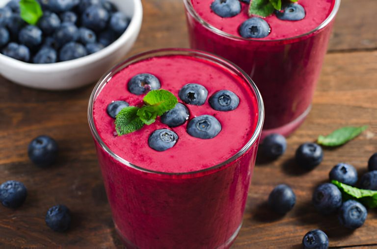 Blueberry smoothie