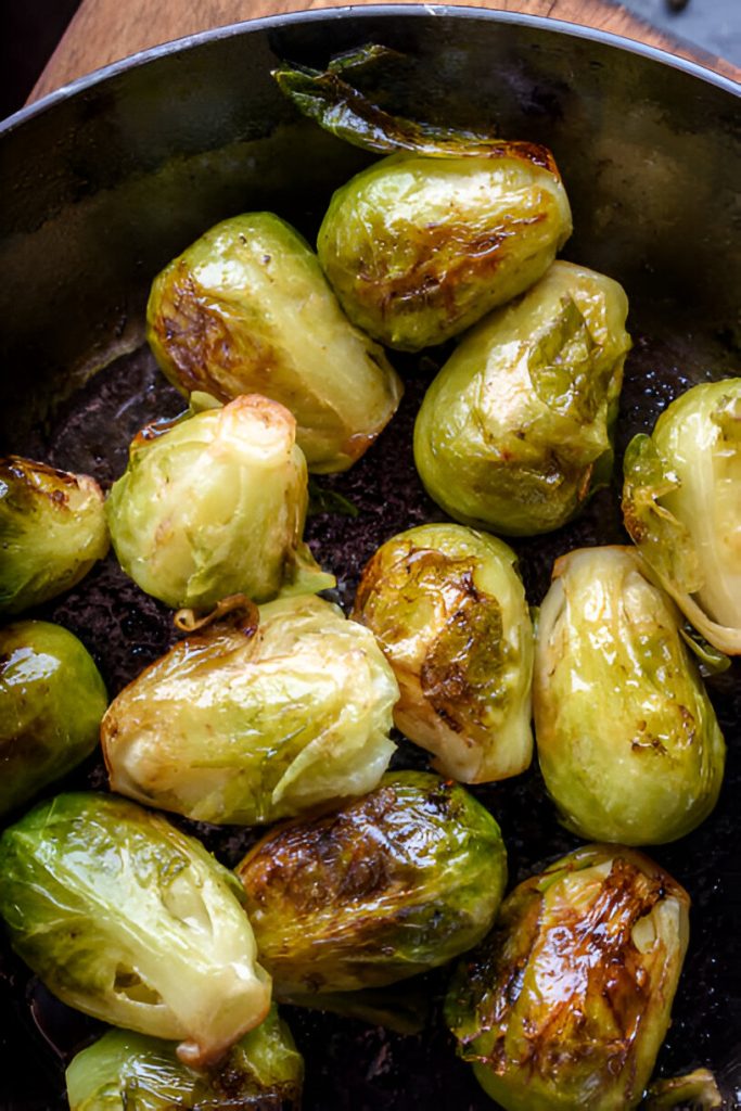 Roasted Brussels Sprouts with Balsamic Vinegar and Honey Recipe