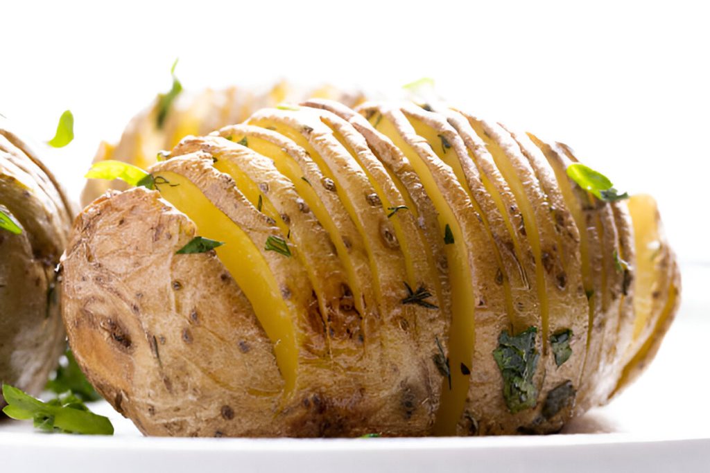 Garlic Hasselback Potatoes Recipe