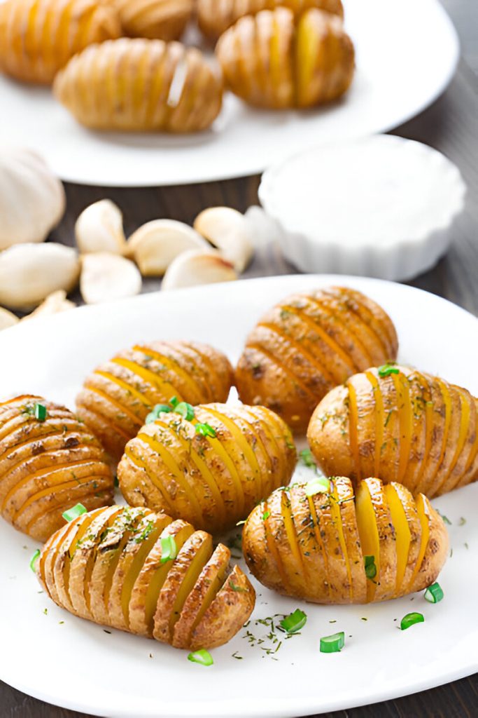 Garlic Hasselback Potatoes Recipe