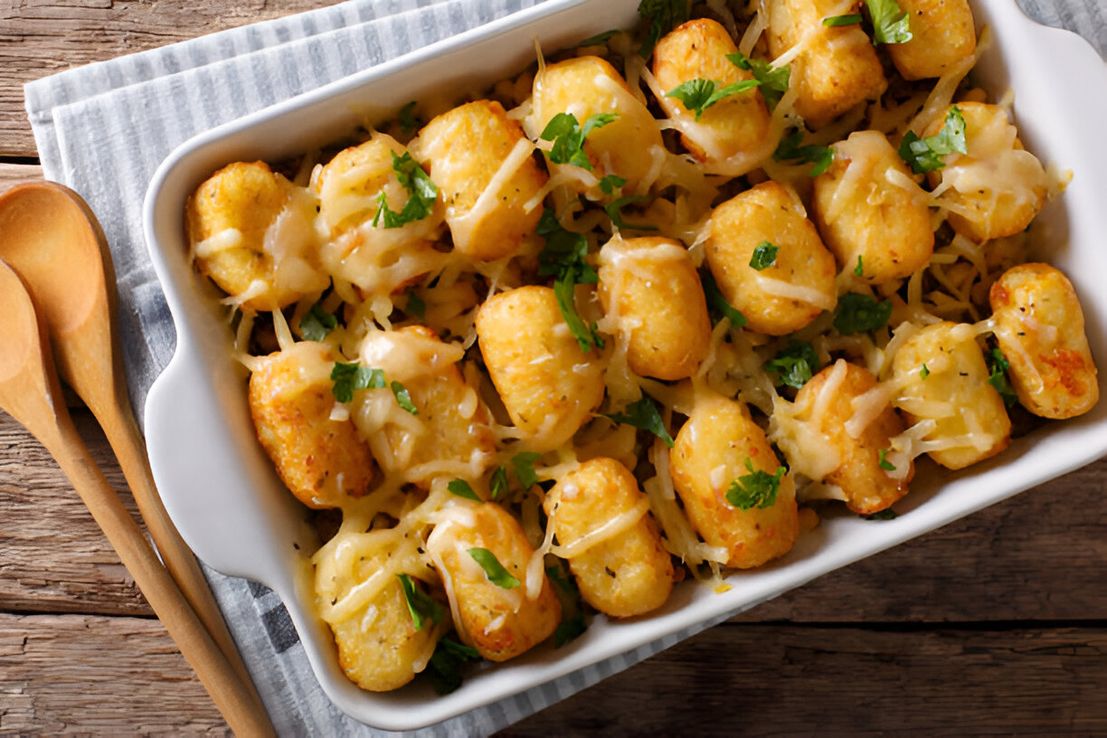 Cheesy Tater Tot Casserole Recipe