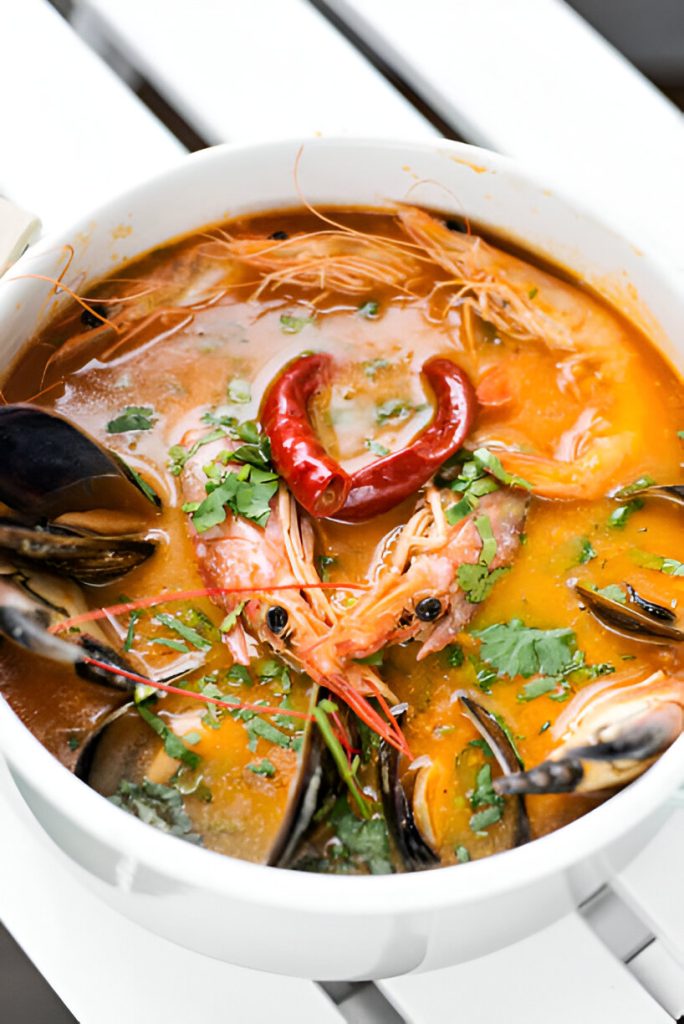 Tom Yum Seafood Soup Recipe