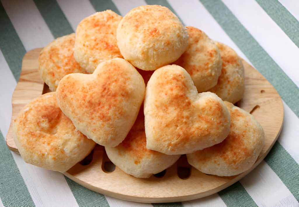 Heart-Shaped Cheese Buns Recipe