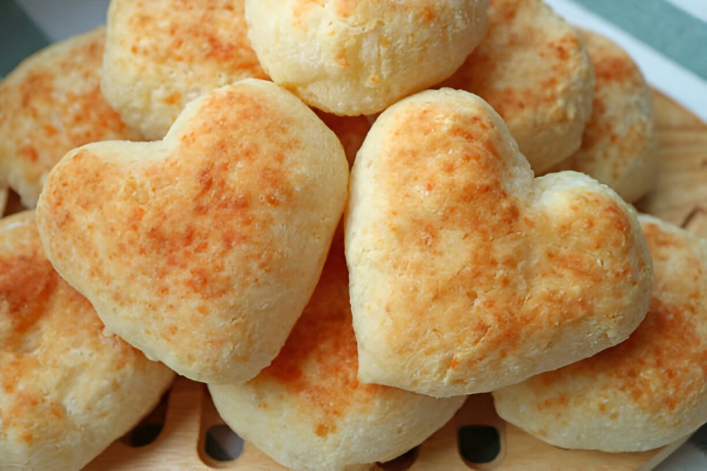 Heart-Shaped Cheese Buns Recipe