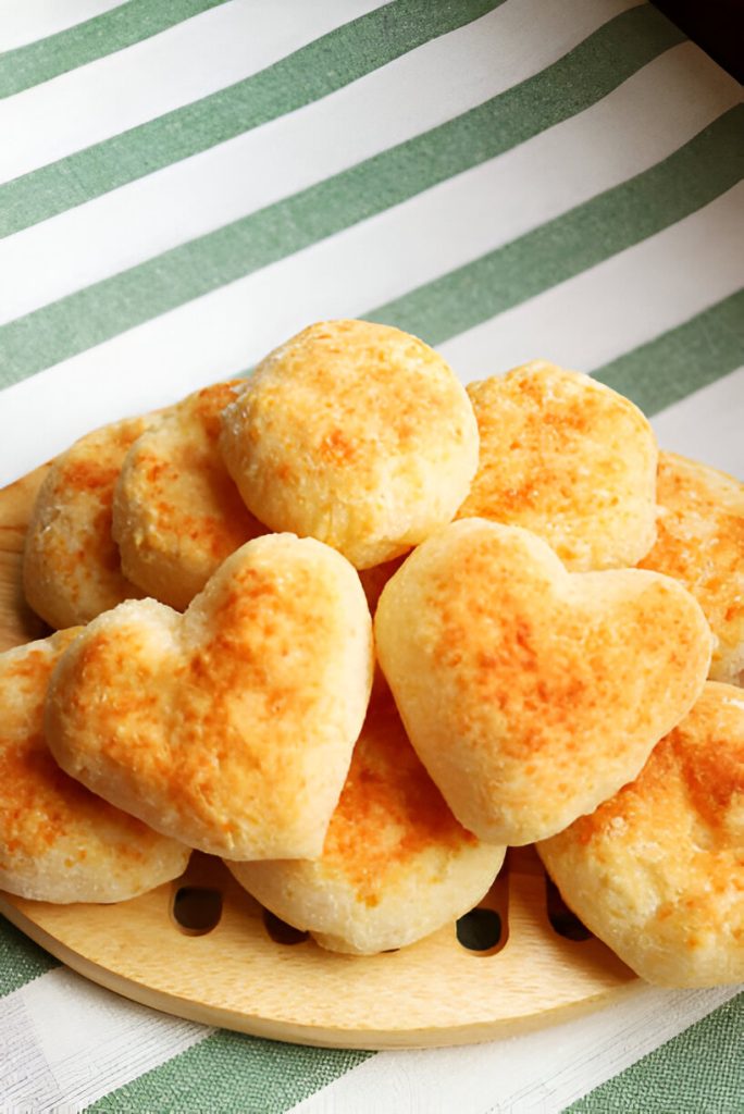 Heart-Shaped Cheese Buns Recipe