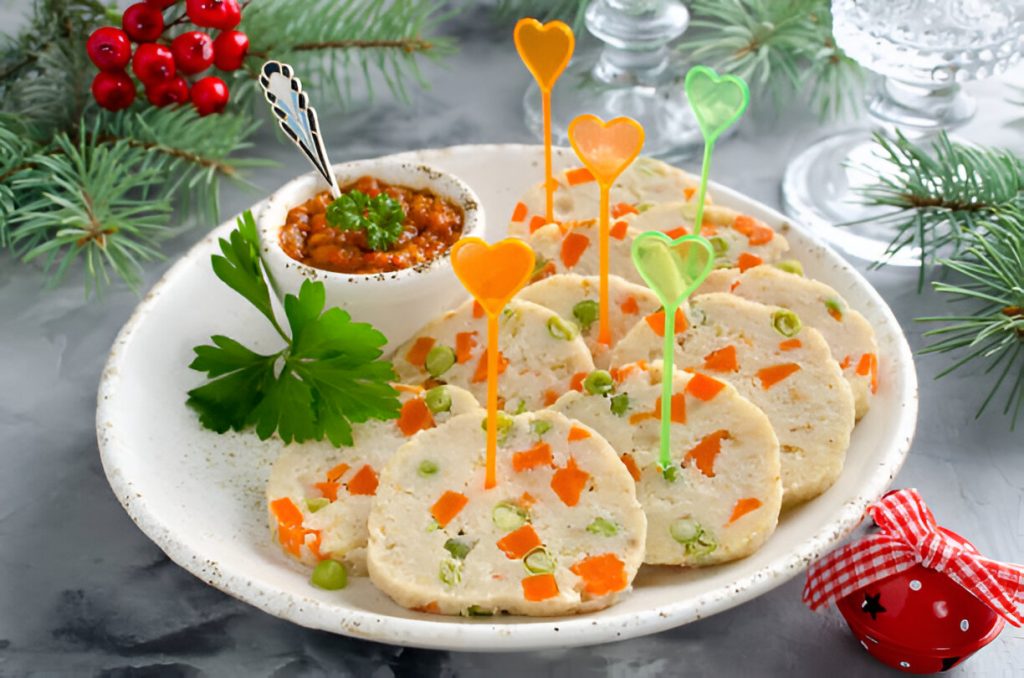 Christmas Idli Platter with Spicy Tomato Chutney Recipe