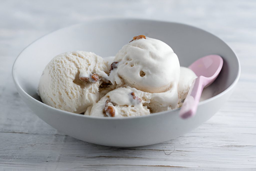 Oatmeal Ice Cream with Toasted Walnuts Recipe