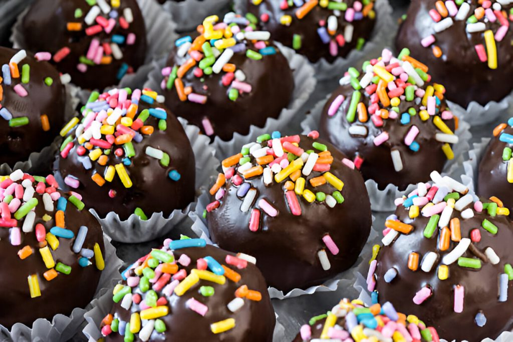 Chocolate Sprinkles Truffles Recipe