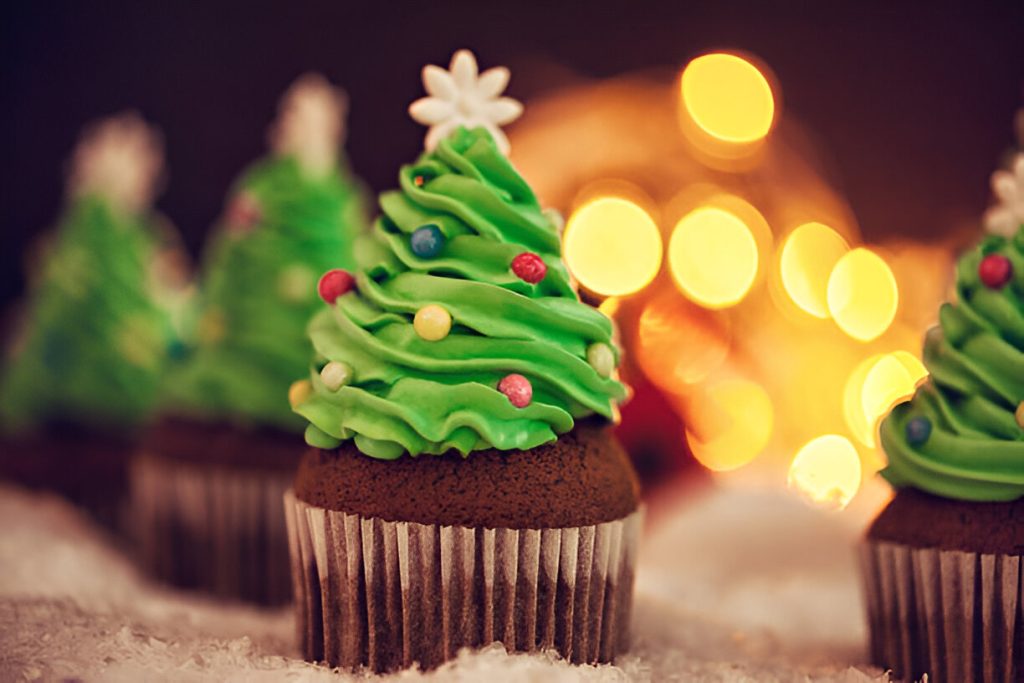 Christmas Tree Cupcakes Recipe