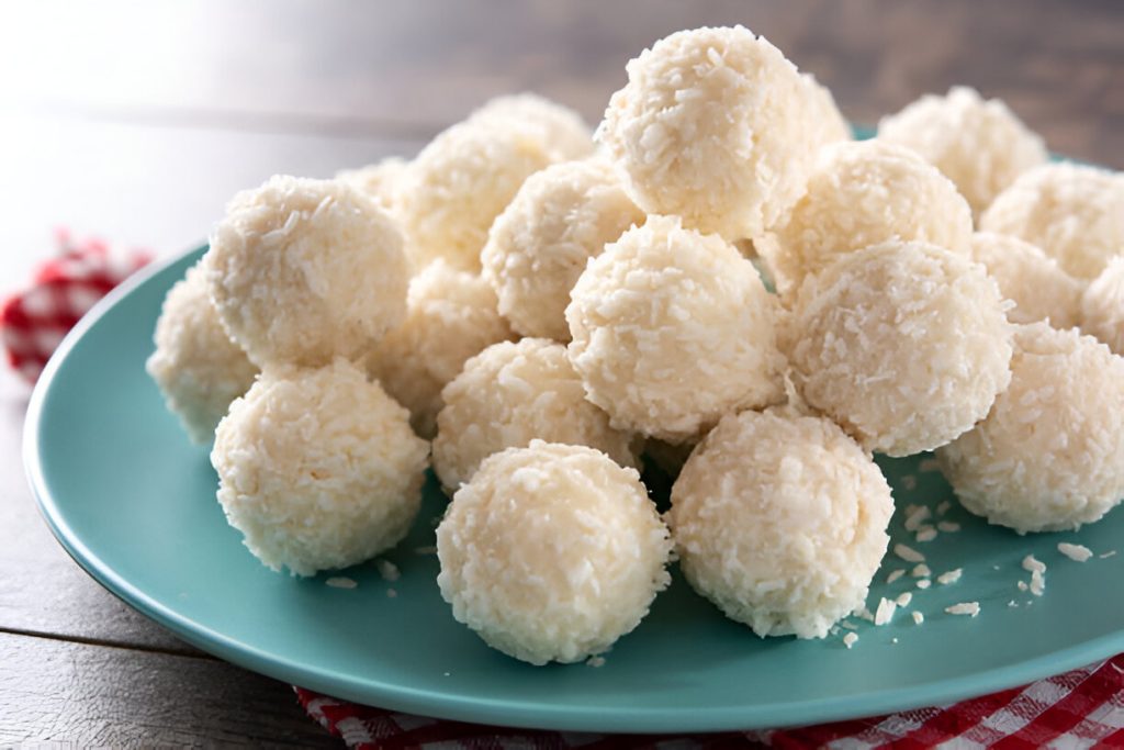 Christmas Coconut Balls Recipe