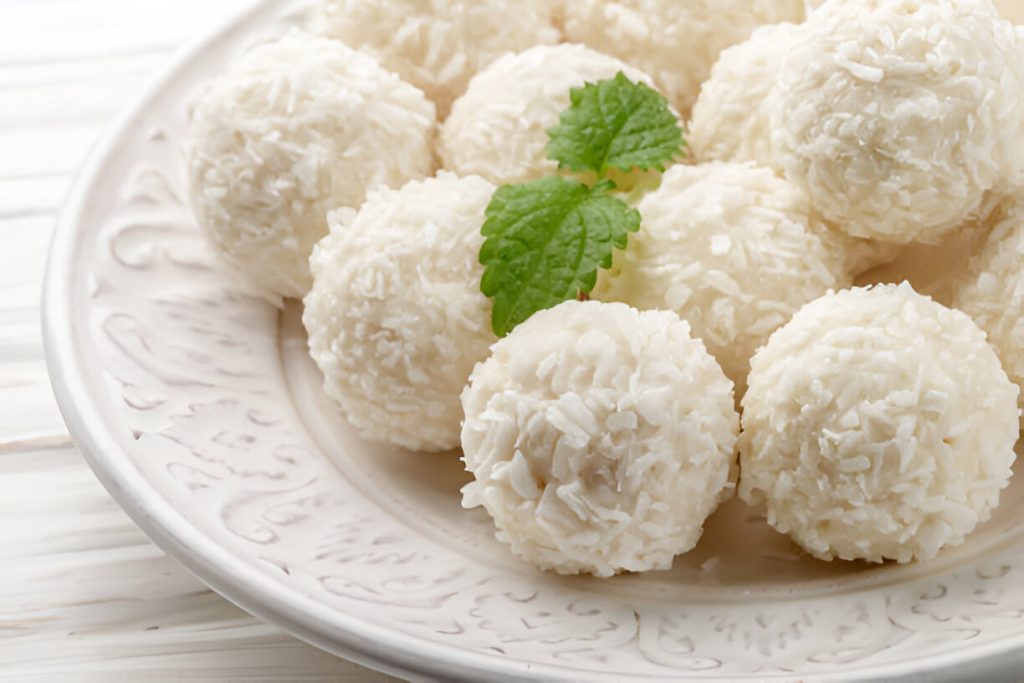 Christmas Coconut Balls Recipe