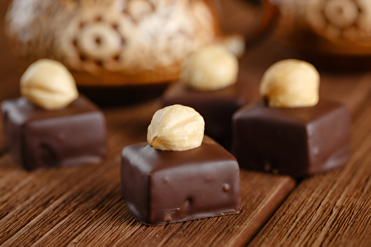 Cashew-Topped Chocolate Truffles Recipe