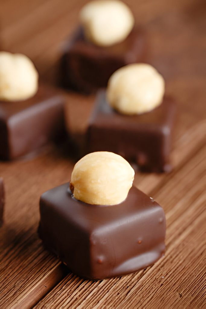 Cashew-Topped Chocolate Truffles Recipe