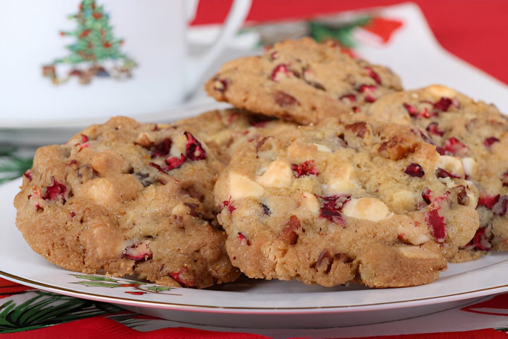 White Chocolate Candy Cane Cookies Recipe