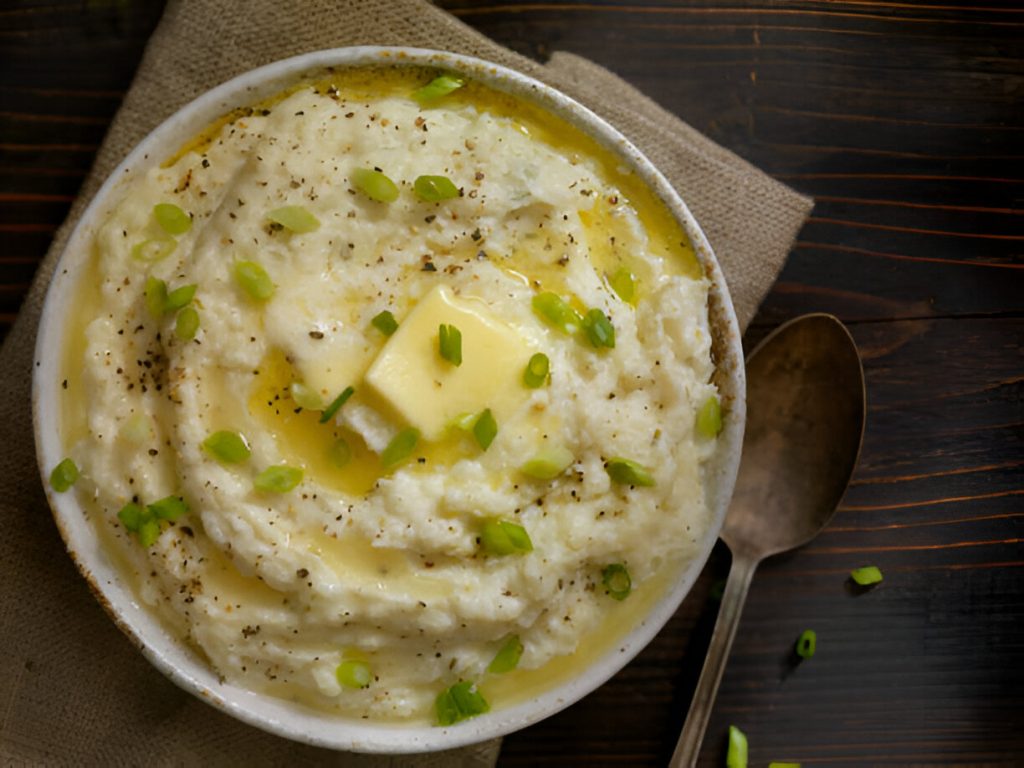 Crockpot Garlic Mashed Potatoes Recipe