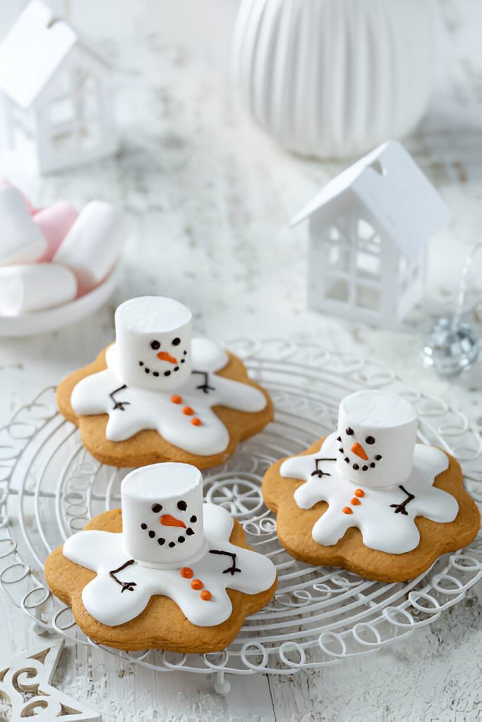 Melted Snowman Cookies Recipe