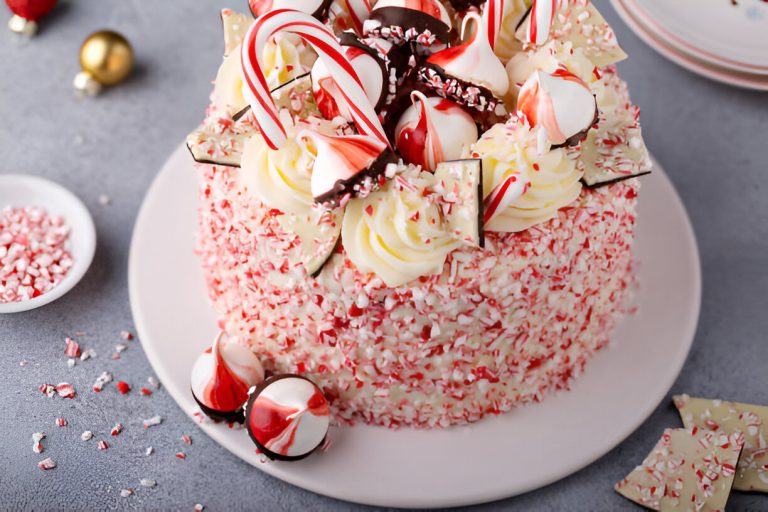 Peppermint Christmas Cake Recipe