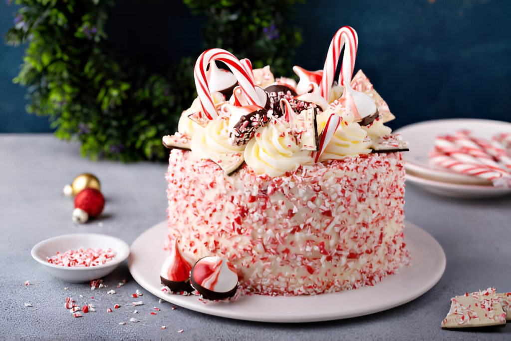 Peppermint Christmas Cake Recipe