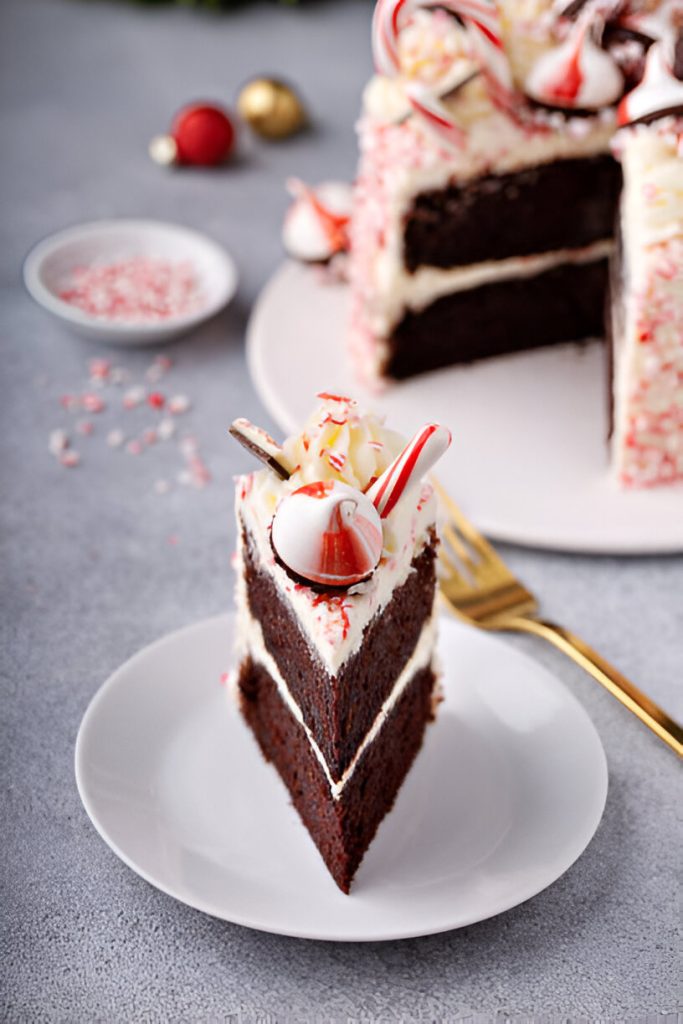 Peppermint Christmas Cake Recipe