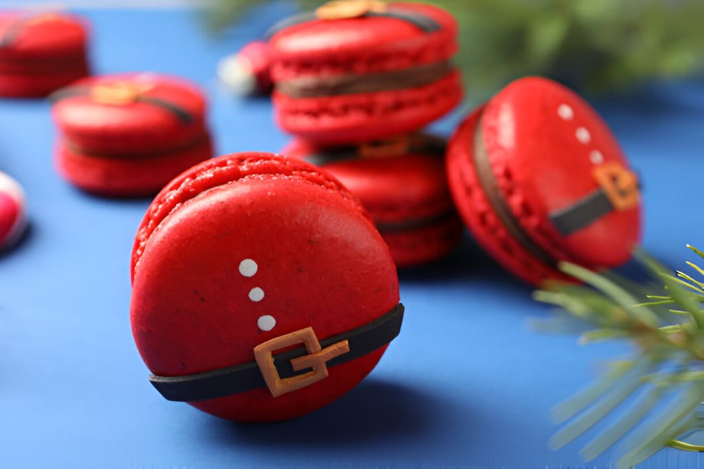 Santa Claus Macarons Recipe