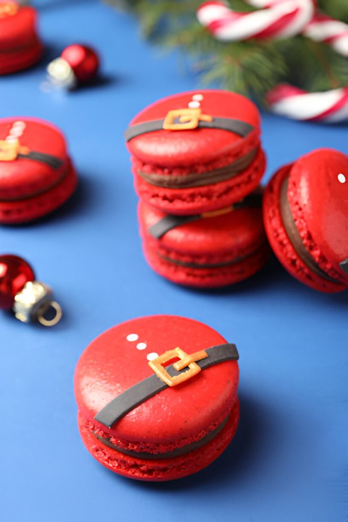 Santa Claus Macarons Recipe