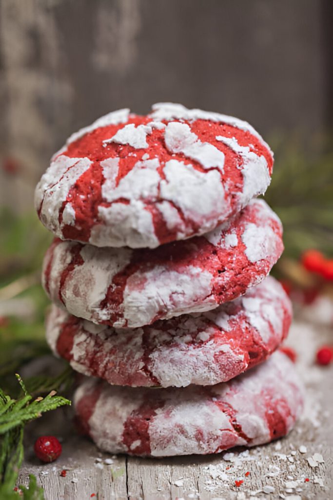 Christmas Crinkle Cookies Recipe