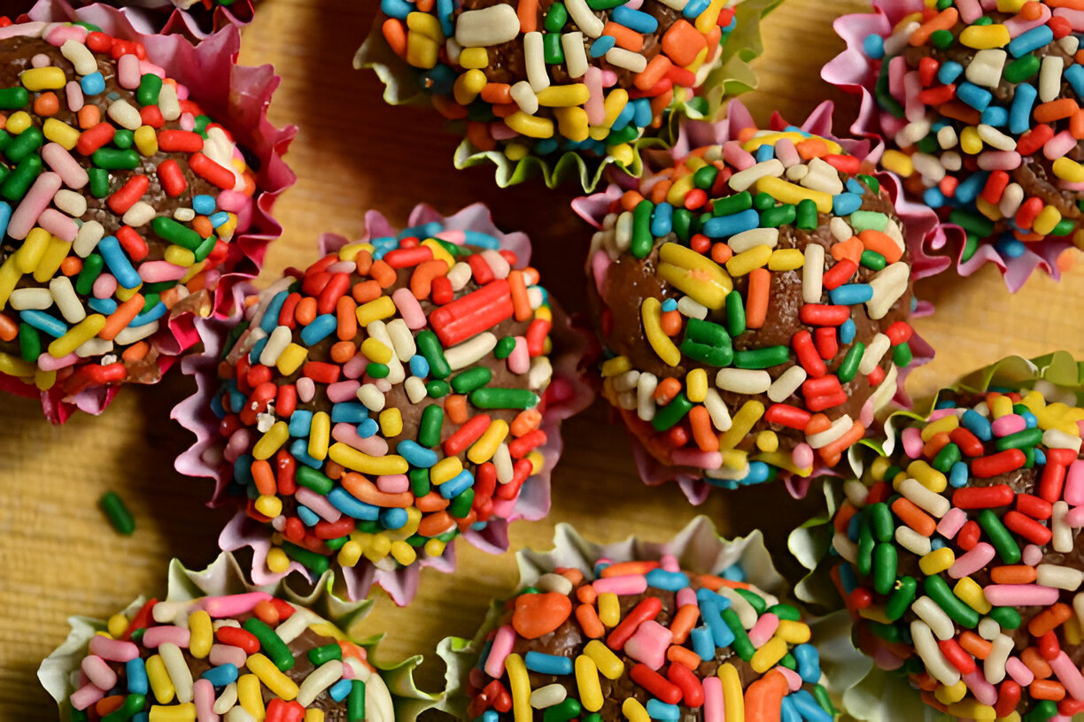 Chocolate Sprinkles Truffles Recipe