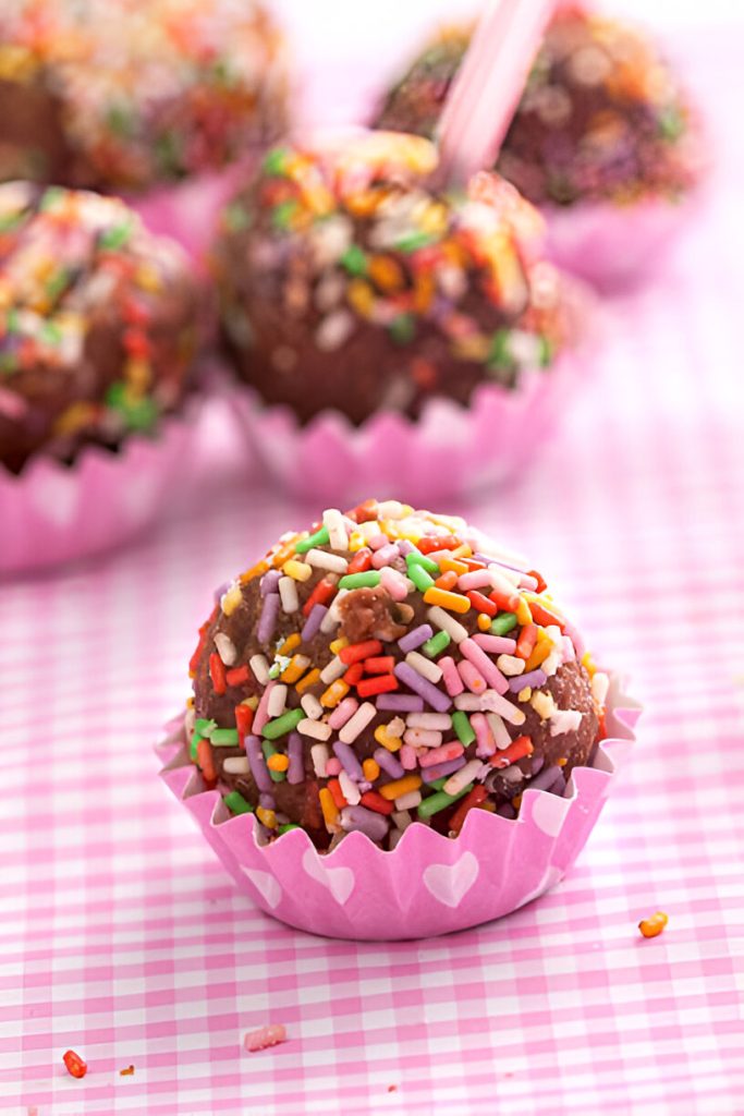 Chocolate Sprinkles Truffles Recipe