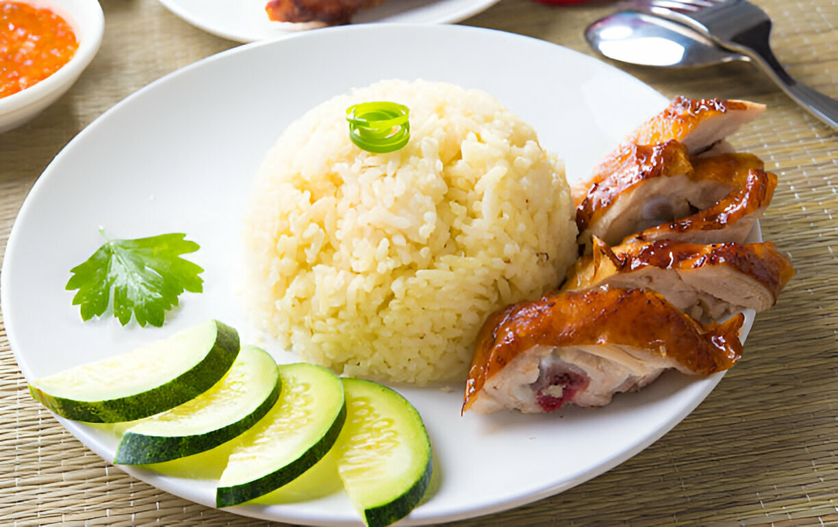 Roasted Chicken Rice Recipe