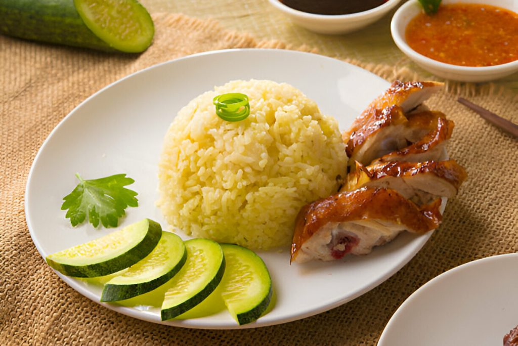 Roasted Chicken Rice Recipe