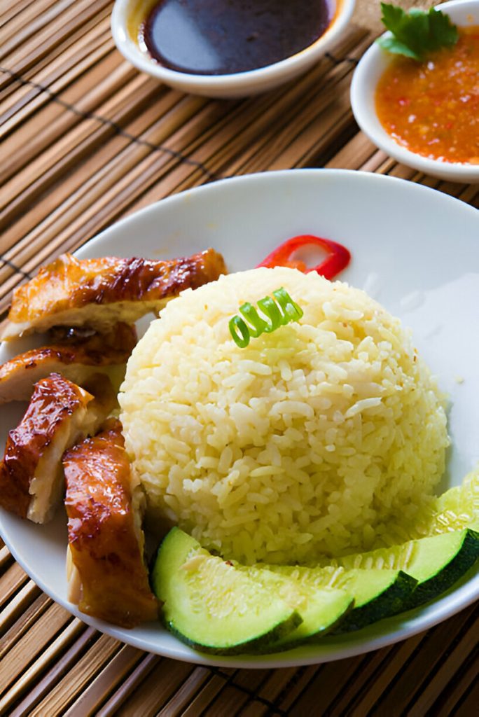 Roasted Chicken Rice Recipe