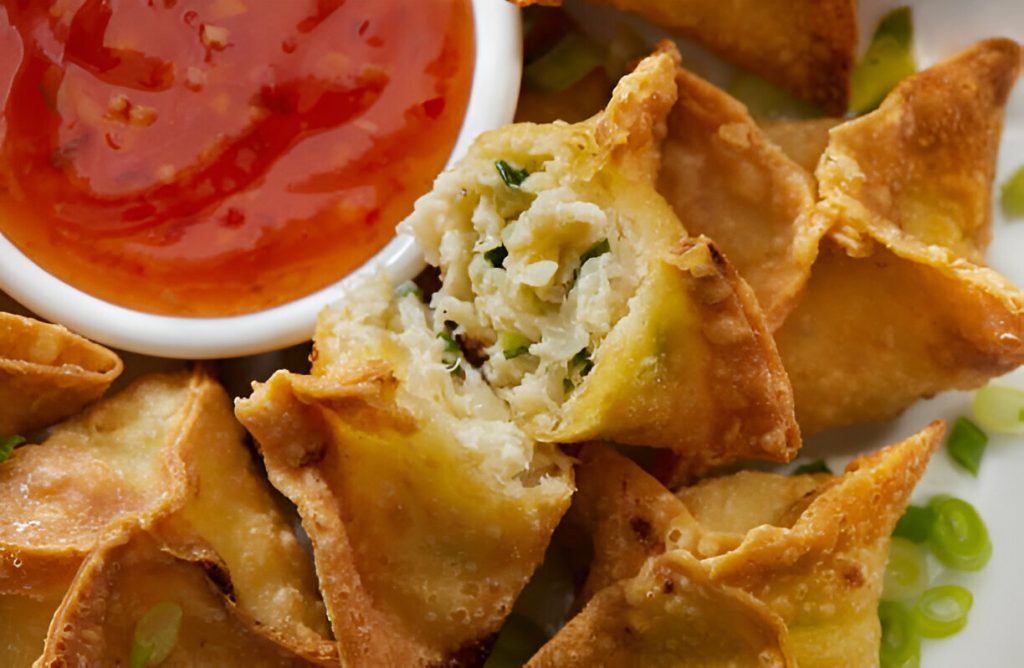 Crispy Rangoons Wontons Stuffed Recipe