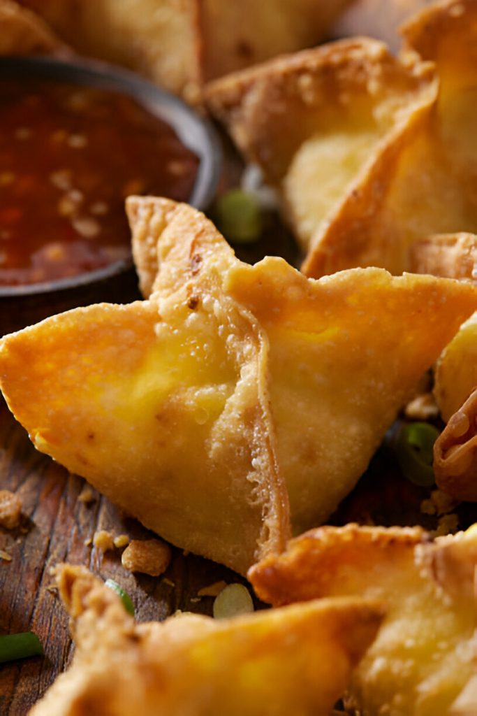 Crispy Rangoons Wontons Stuffed Recipe