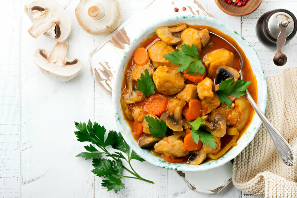 Hearty Chicken and Mushroom Stew Recipe