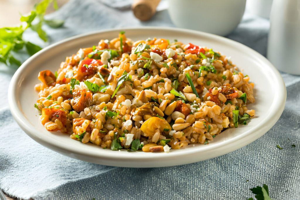 Farro Tomato Salad with Herbs Recipe