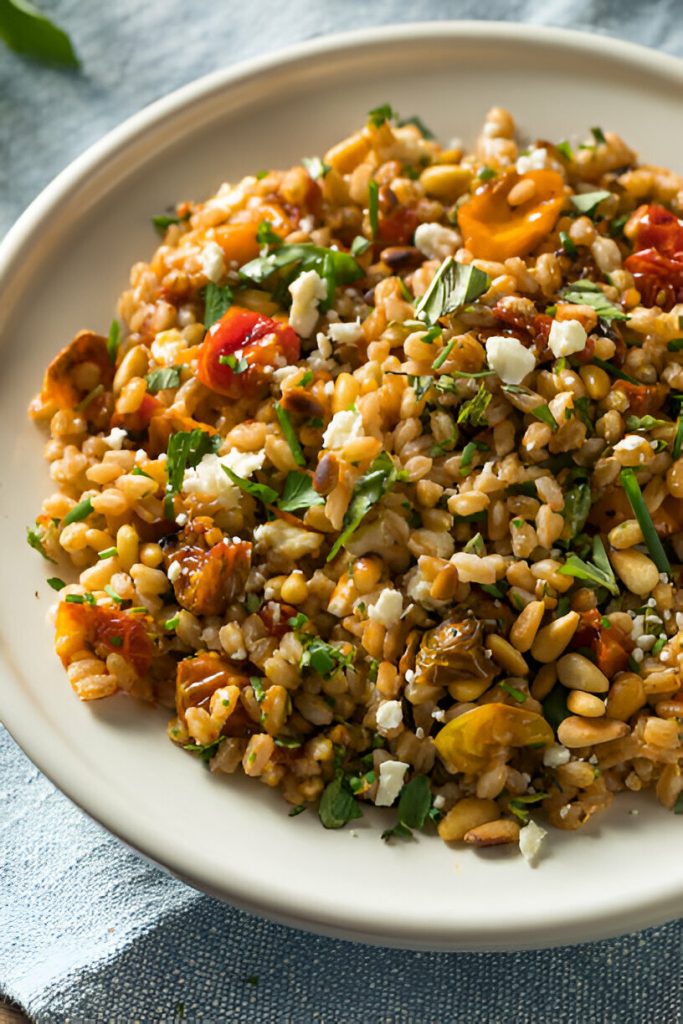 Farro Tomato Salad with Herbs Recipe