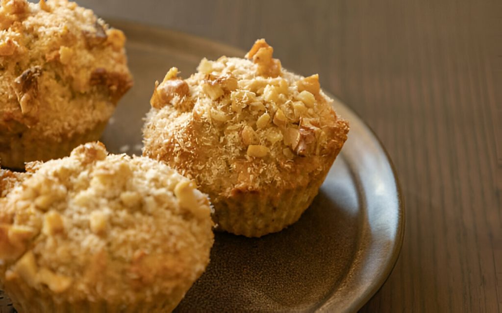 Mango Muffins with Coconut Streusel Recipe