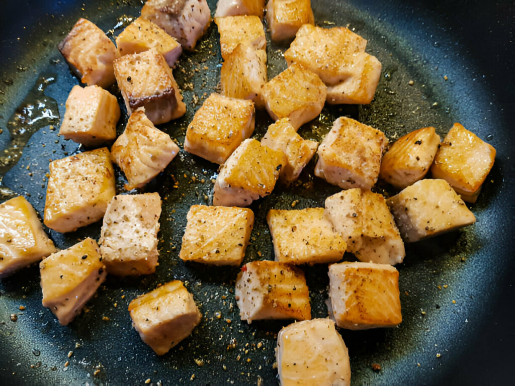 Air Fryer Salmon Bites Recipe