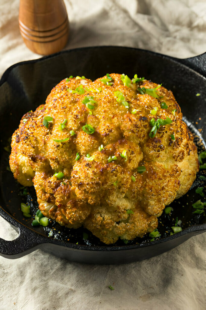 Whole Roasted Cauliflowe Recipe